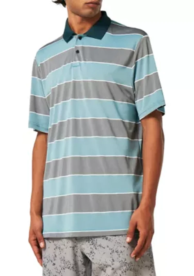 Striped Golf Polo Shirt