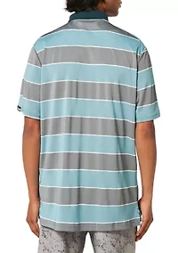 Striped Golf Polo Shirt