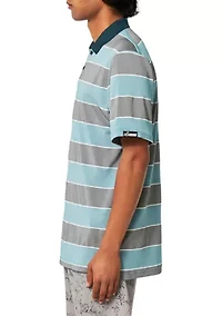 Striped Golf Polo Shirt