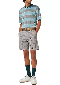 Striped Golf Polo Shirt