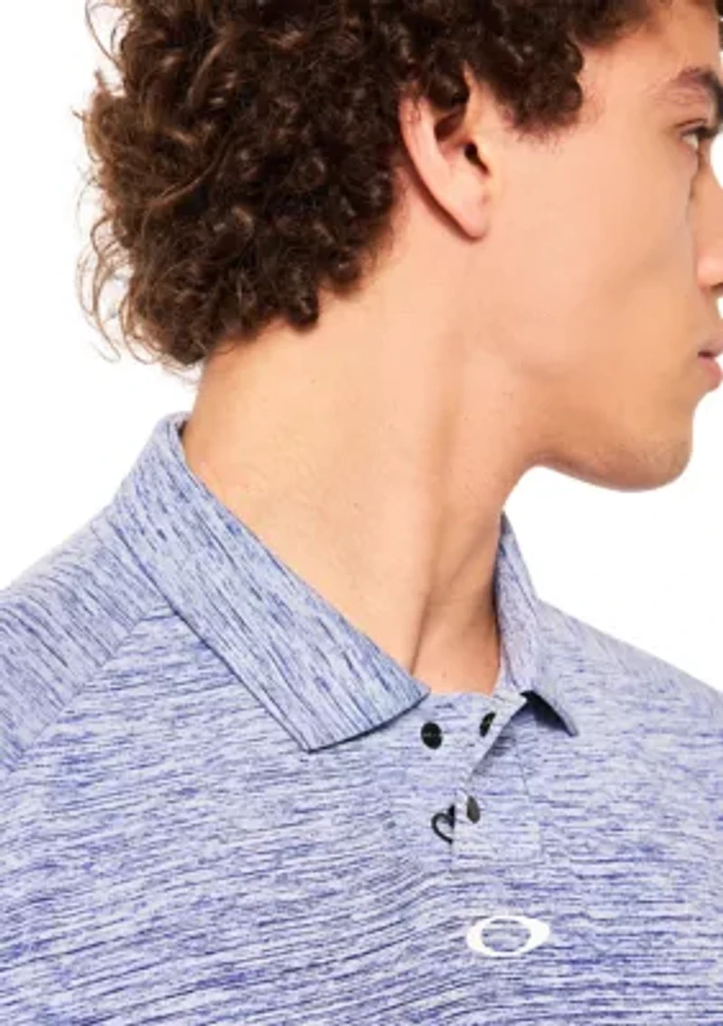 Men's Gradient Printed Ombré Polo Shirt