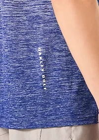 Men's Gradient Printed Ombré Polo Shirt