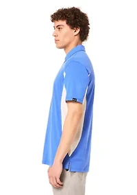 Men's Contrasting Airvented Polo Shirt