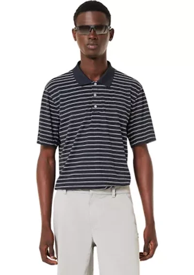 Men's Stripe Polo Shirt