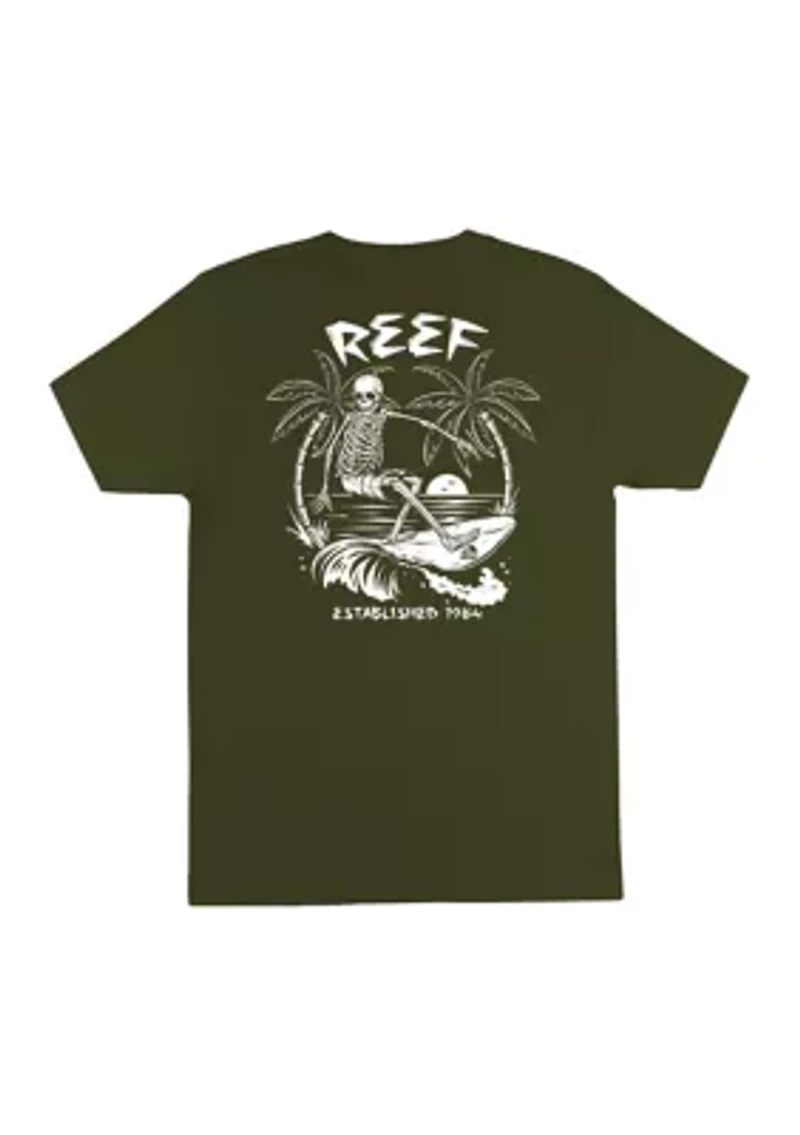 Short Sleeve Tropical Graphic T-Shirt