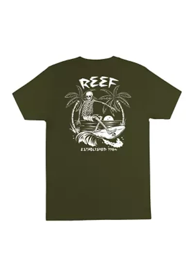 Short Sleeve Tropical Graphic T-Shirt