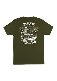 Short Sleeve Tropical Graphic T-Shirt