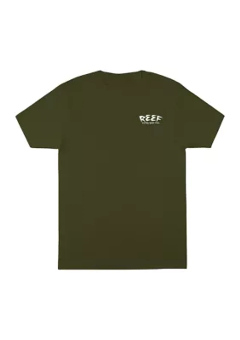 Short Sleeve Tropical Graphic T-Shirt