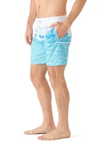 Sano Printed Swim Trunks