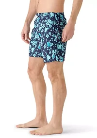 Men's Sano Printed Swim Trunks