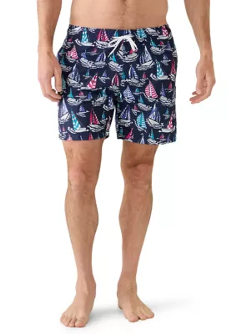 Sano Printed Swim Trunks