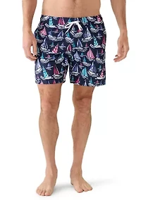 Sano Printed Swim Trunks