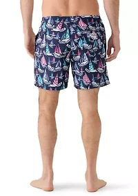 Sano Printed Swim Trunks