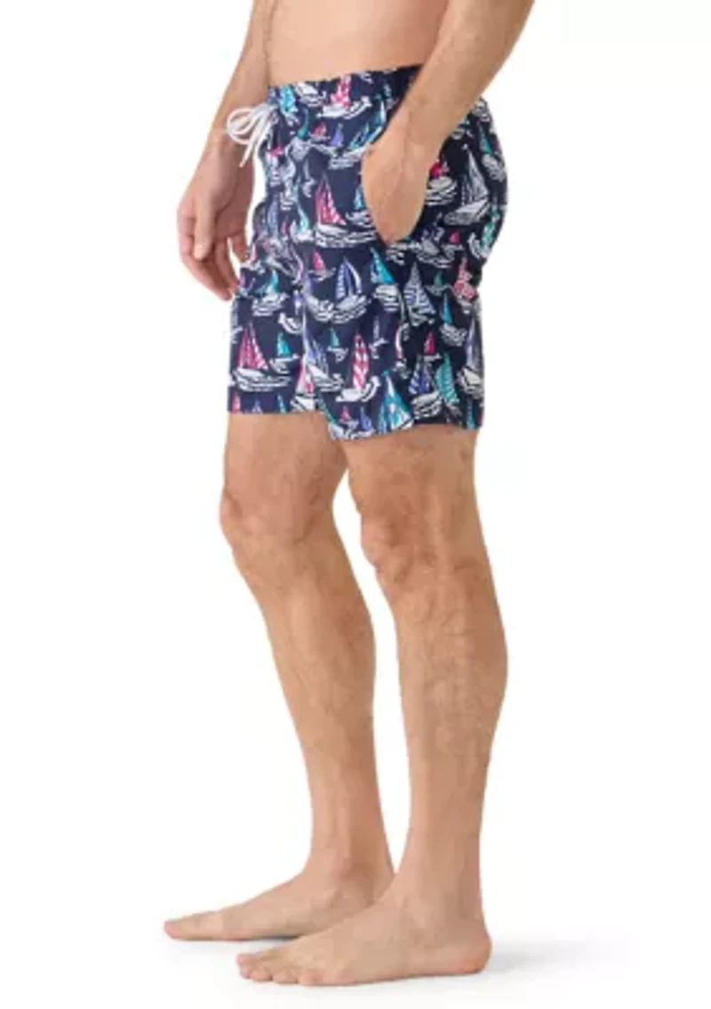 Sano Printed Swim Trunks