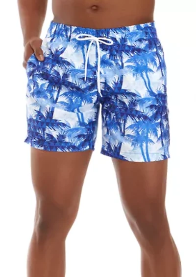 Camo Palm Geo Sano Swim Shorts