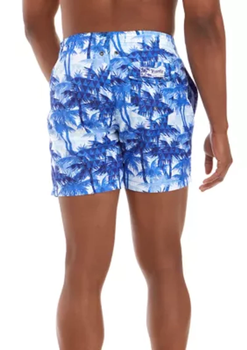 Camo Palm Geo Sano Swim Shorts