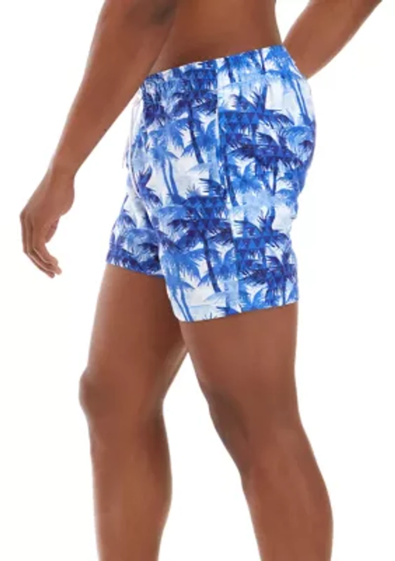 Camo Palm Geo Sano Swim Shorts