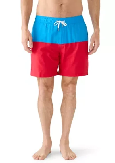 Men's Stretch Compression Swim Trunks