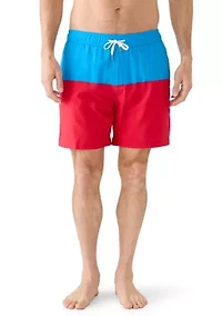 Men's Stretch Compression Swim Trunks