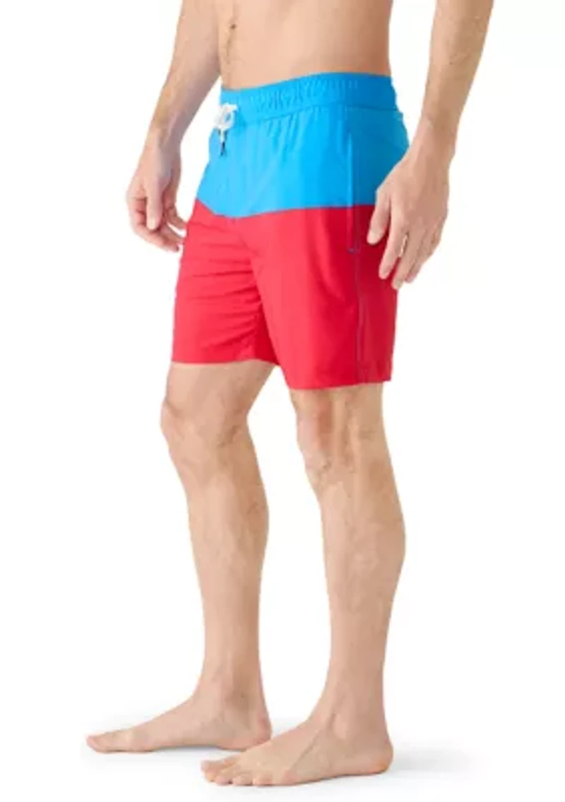 Men's Stretch Compression Swim Trunks