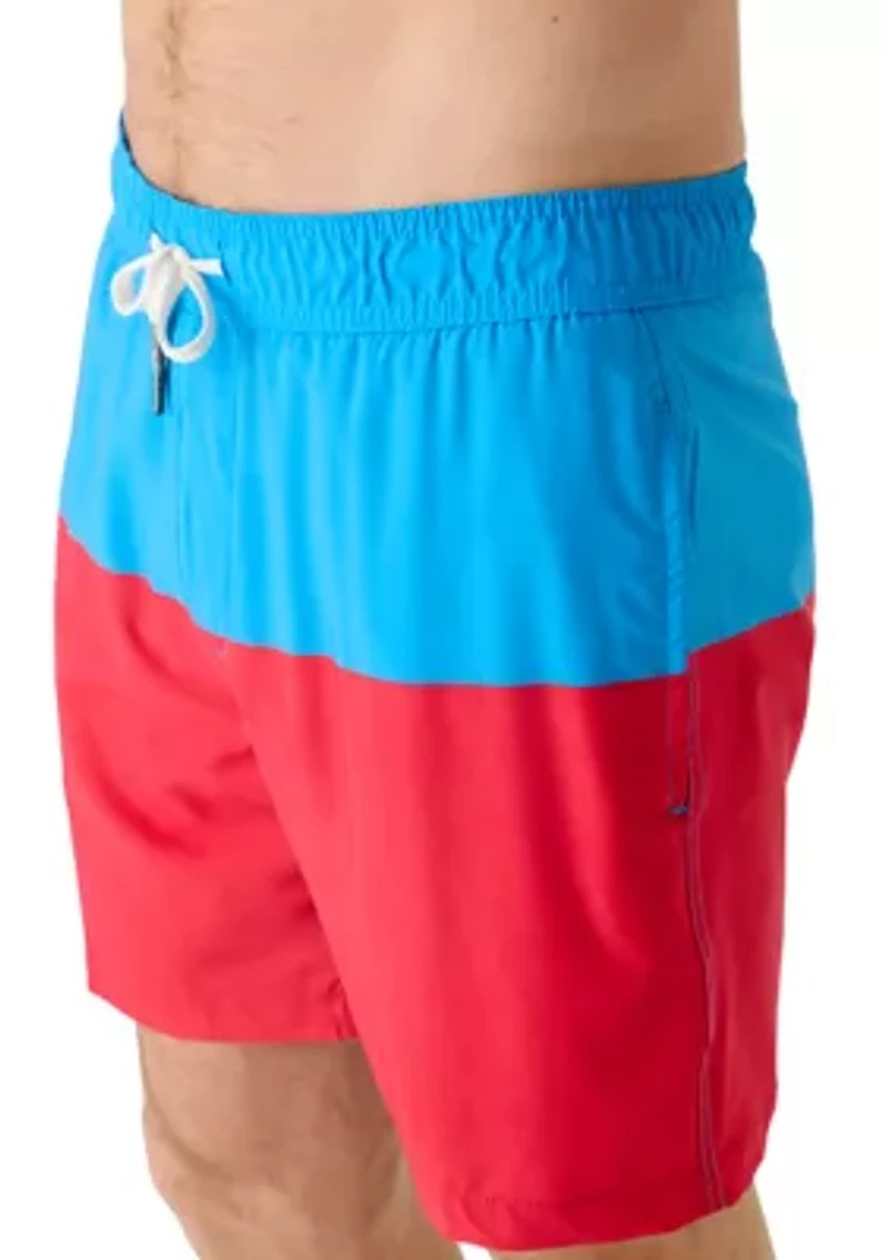 Men's Stretch Compression Swim Trunks