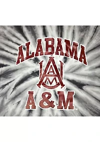 HBCU Alabama A&M Bulldogs Tie Dye Graphic T-Shirt