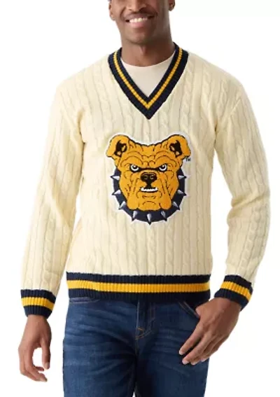 NCAA NC A&T Aggies Cable Knit Sweater