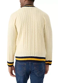NCAA NC A&T Aggies Cable Knit Sweater