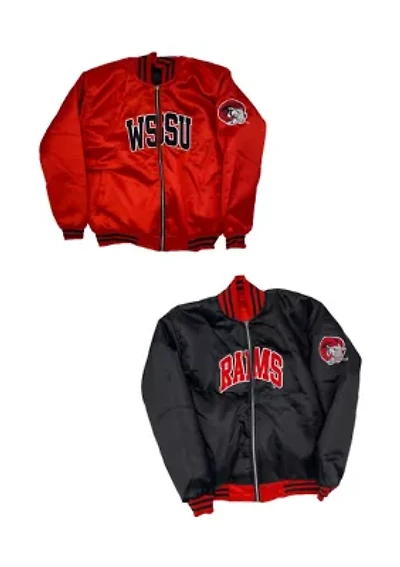 HBCU Winston Salem State Rams Reversible Satin Jacket