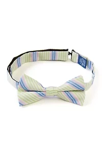 Multi Bar Seersucker Stripe Bowtie