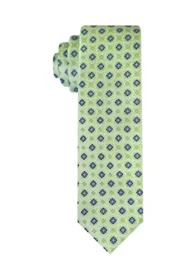 Alternating Textured Neat Printed Tie