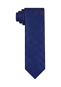 Satin Grid Tie