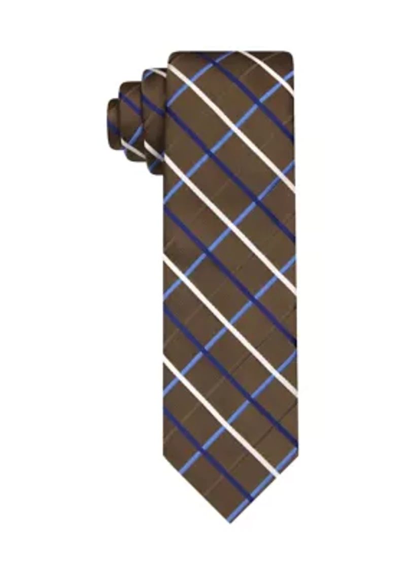 Textured Grid Tie