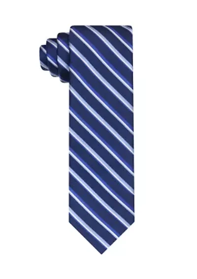 Textured Satin Stripe Tie