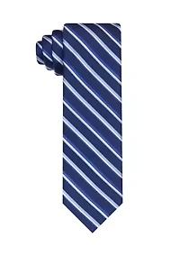 Textured Satin Stripe Tie