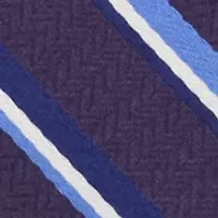 Textured Satin Stripe Tie
