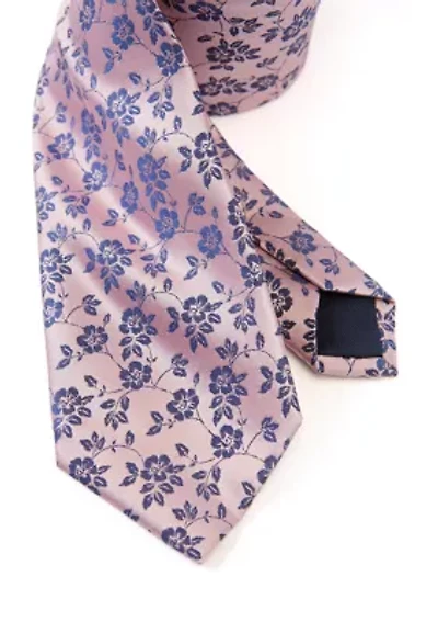 Simple Floral Printed Tie