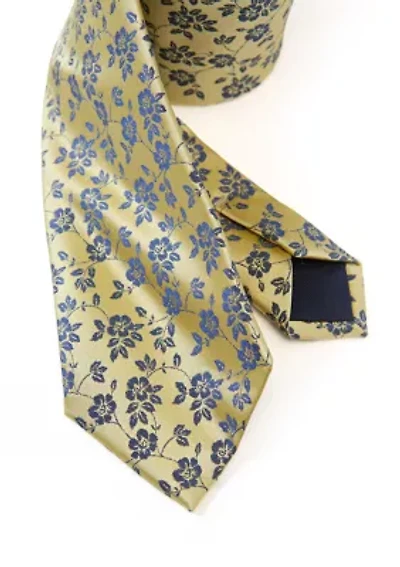 Simple Floral Printed Tie
