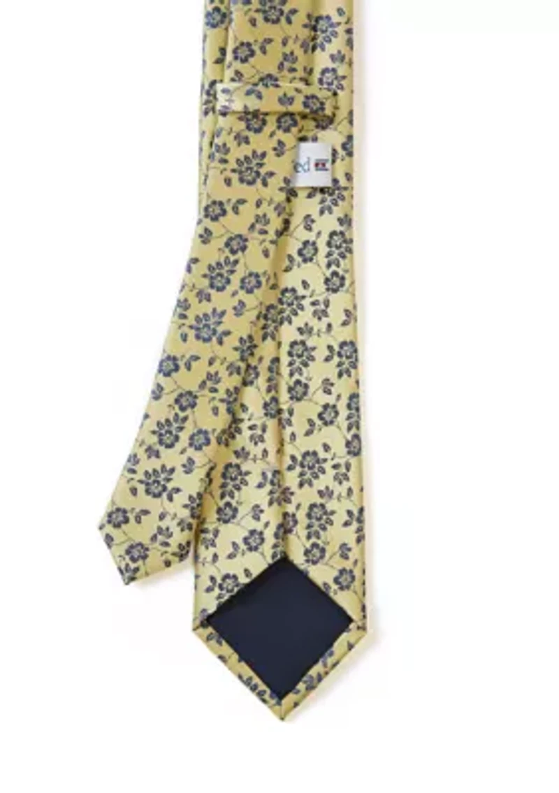 Simple Floral Printed Tie