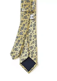 Simple Floral Printed Tie