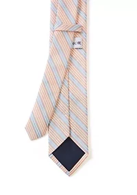 Multi Bar Seersucker Stripe Tie
