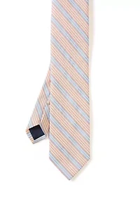 Multi Bar Seersucker Stripe Tie