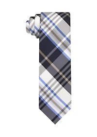 Large Plaid Neck Tie
