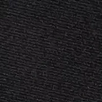 Big & Tall Solid Black Tie