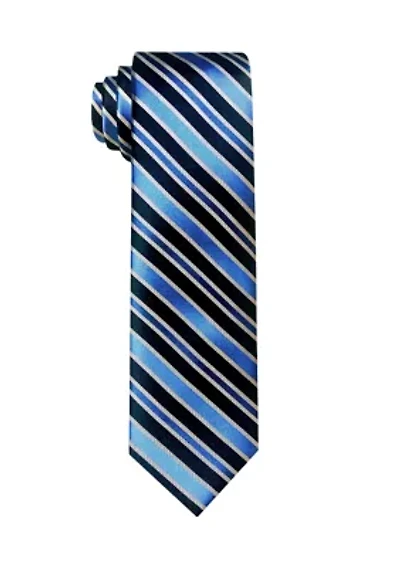 Satin Bar Striped Tie