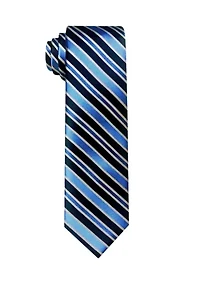 Satin Bar Striped Tie