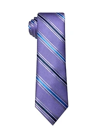 Alternating Bar Striped Tie