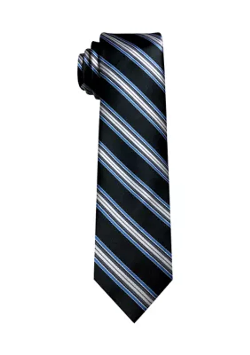Satin Multi Bar Stripe Tie