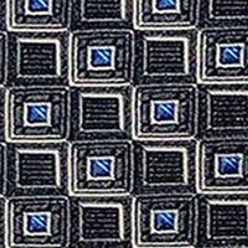 Satin Geometric Print Tie