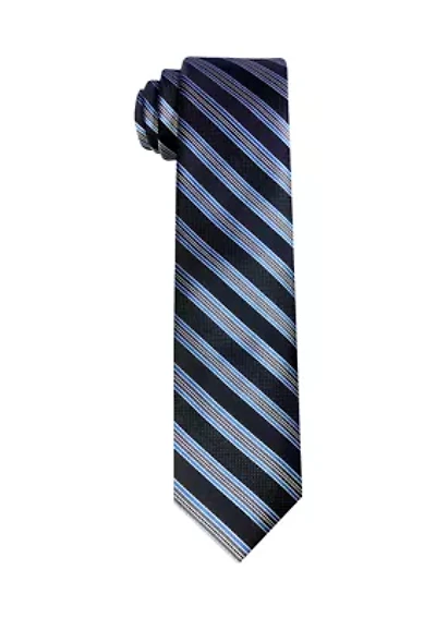 Textured Satin Stripe Tie